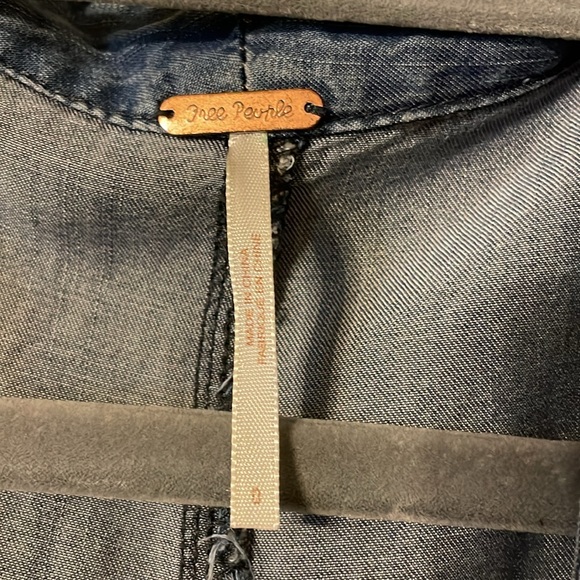Free People Denim Jumper - Picture 3 of 3